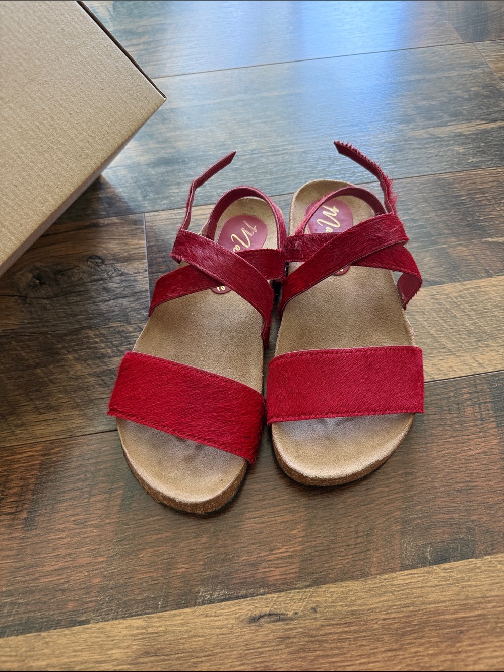 Coconuts by Matisse Red Open-Toe Slingback Sandals